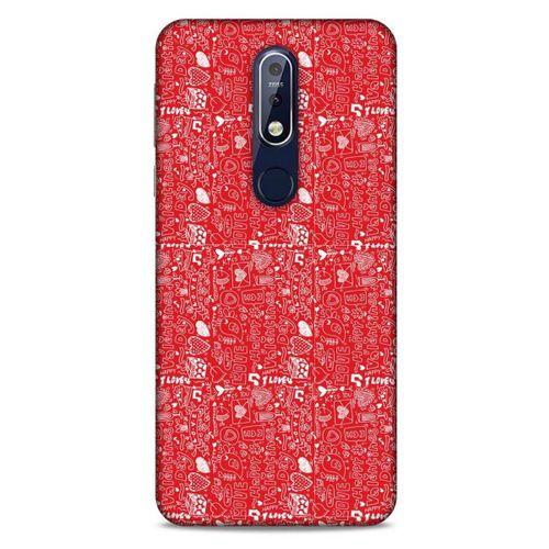 Nokia 7.1 Kılıf Hediyelik Seri Sevgililer Günü (32) 14 Şubat Soft Silikon Kılıf