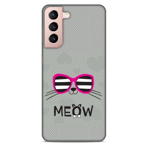 Lopard Samsung Galaxy S21 Uyumlu Kılıf Kediler (15) Antişok Kılıf Meow Cat