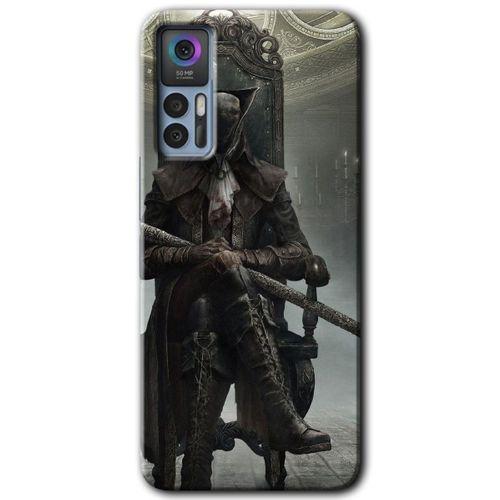 TCL 30 Kılıf HD Desen Baskılı Arka Kapak - Bloodborne Hunters