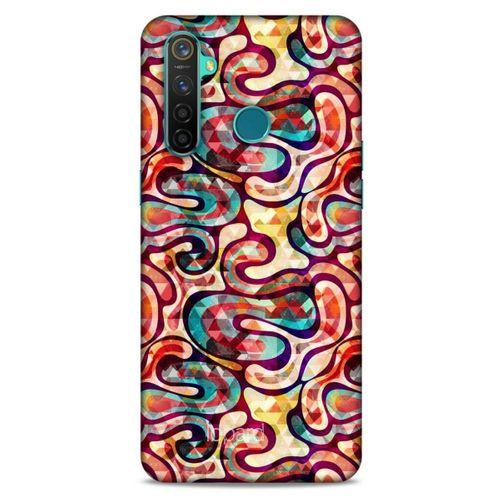 Oppo Realme 5 Pro Kılıf Pastel Renkler (34) Slim Armor Kılıf Karışık Renkli