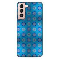Samsung Galaxy S21 Uyumlu Kılıf Mavi Delisi (40) Fit Silikon Kılıf Prizma