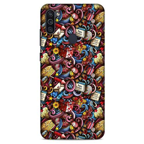 Graffitix (47) Desenli Silikon Kapak Samsung Galaxy M11 Kılıf