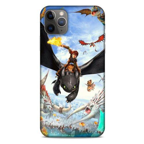 Apple Iphone 11 Pro Max Kılıf Dragons (32) Soft Silikon Kılıf Ejderhanı Nasıl Eğitirsin
