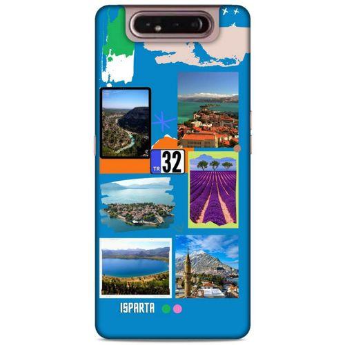 Lopard Samsung Galaxy A80 Uyumlu Kılıf Şehirli ※ (32) Isparta Soft Silikon Kılıf