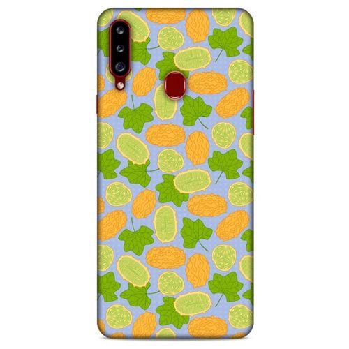 Frutix Kiwano 01 Samsung Galaxy A20s Kılıf Desenli Silikon