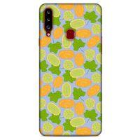 Frutix Kiwano 01 Samsung Galaxy A20s Kılıf Desenli Silikon
