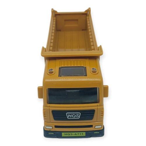 İş Makinaları Serisi - Sürtmeli Kamyon 18 cm  - Kamyon