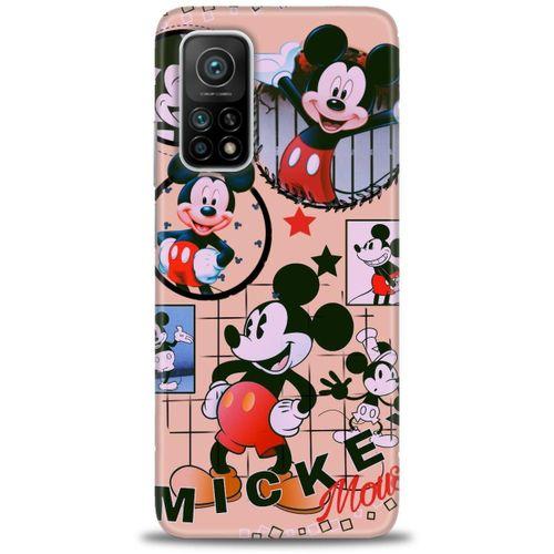 Xiaomi Mi 10T Kılıf HD Baskılı Kılıf - Mickey Mouse + Tam Ekran Koruyucu