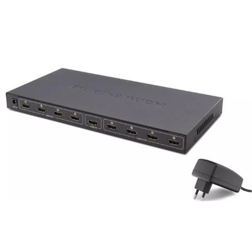 Hadron Hdx1332 8 Port Hdmi Splitter 1.4v 1080p 4k 1-ın 8-out Siyah