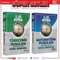 CBA Akademi 2025 KPSS Türkçenin ve Matematiğin Pusulası Soru Bankası Seti 2 Kitap