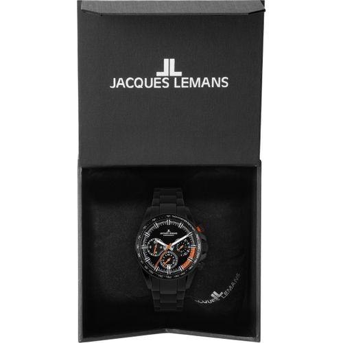 Jacques Lemans Liverpool JL.1-2127H Quartz Çelik Siyah 10 ATM 40 mm Erkek Kol Saati