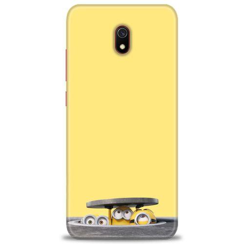 Xiaomi Redmi 8A Kılıf HD Baskılı Kılıf - Lögar + Tam Ekran Koruyucu