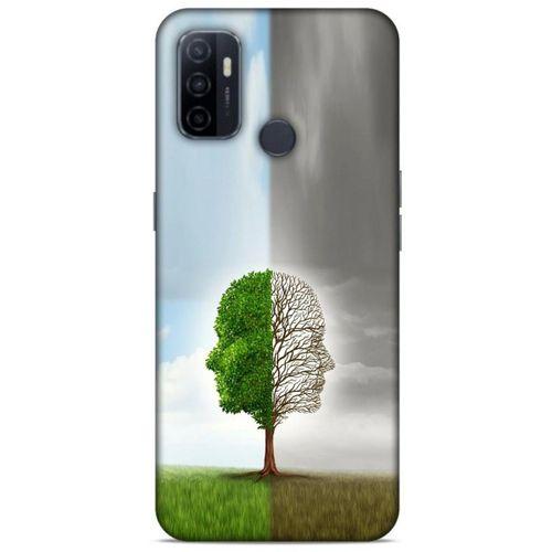 Huawei P40 Kılıf Depresyon (35) Fit Design Kılıf Toz Pembe Lacivert