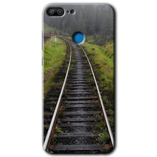 Honor 9 Lite Kılıf HD Desen Baskılı Arka Kapak + Temperli Cam - Tren Yolu