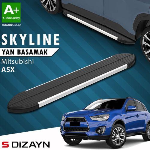 S-Dizayn Mitsubishi ASX Skyline Aluminyum Yan Basamak 183 Cm 2010 Üzeri A+ Kalite