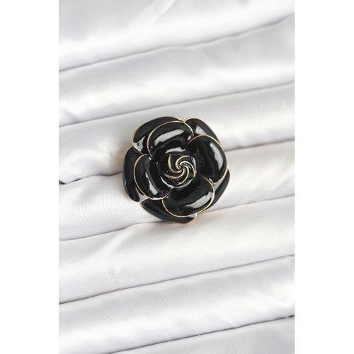 Siyah Gül Model Broş