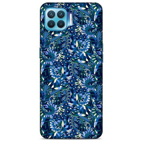 Oppo Reno 4 Lite Uyumlu Kılıf Mavi Delisi (41) Tank Kılıf Çiçek