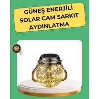 Solar Güneş Enerjili Dekoratif Cam Lamba