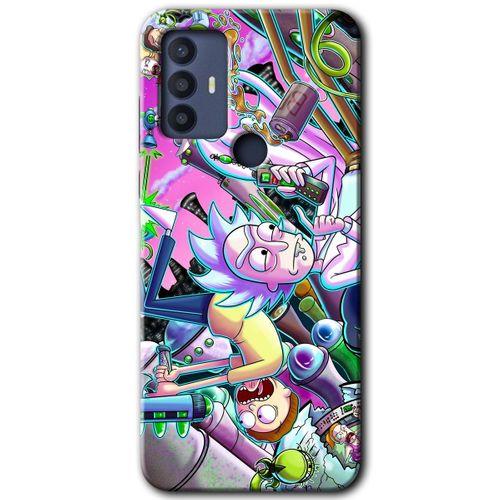 TCL 30 SE Kılıf HD Desen Baskılı Arka Kapak - Graffiti Çizgi Film