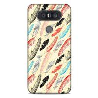 LG K41S - K51S Kılıf Desenli Özel Seri Tüyler (48) Bumper Kılıf