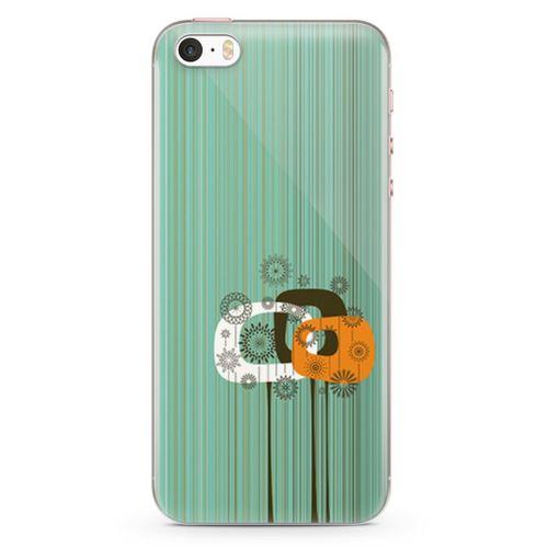 Apple iPhone SE Kılıf Soyut Bahar Arka Kapak Koruma Desenli Full Koruyucu