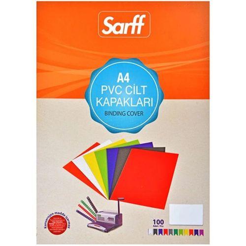 Sarff Pvc Cilt Kapağı A4 Şeffaf 100Lü