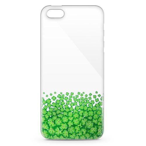 Apple iPhone 5s Kılıf Yoncalar Arka Kapak Koruma Desenli Full Koruyucu