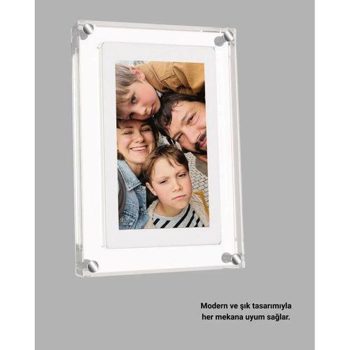 Geniş Görüş Açılı 7 İnç Ips Dijital Çerçeve – Gerçekçi Renkler Ve Netlik