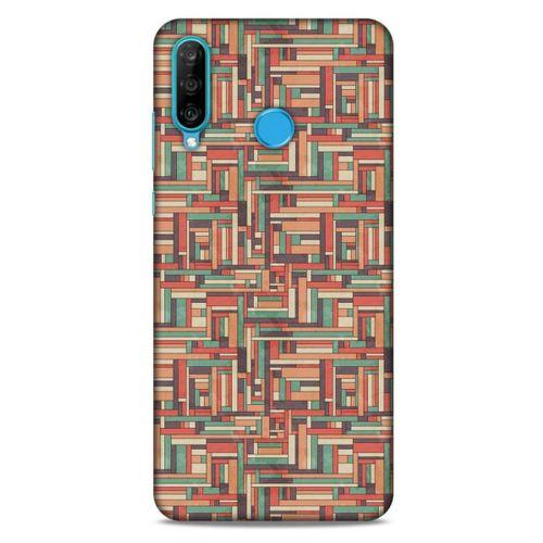 Geometrix 65 Huawei P30 Lite Kılıf Silikon Kapak