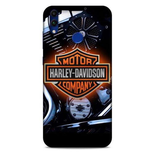 Huawei Honor 8C Uyumlu Kılıf Motorsiklet (13) Silikon Kap Harley Davidson