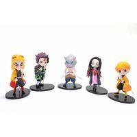 Silikon Anime Figür 5’li Set Dekoratif Hediyelik