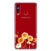 Samsung Galaxy A20s Kılıf Buket Çiçek Arka Kapak Koruma Desenli Full Koruyucu