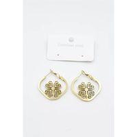 Çiçek Küpe - Altın