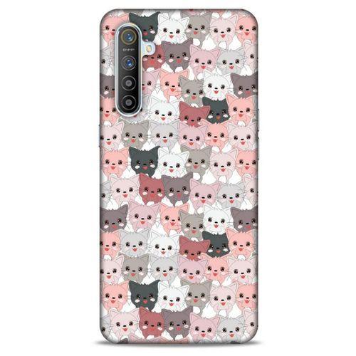 Lopard Oppo Realme XT Uyumlu Kılıf Kediler (31) TPU Kılıf Minikler
