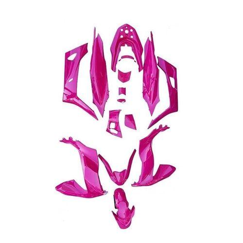 HONDA Honda Pcx 2021 - 2024 Uyumlu Komple Kaporta Seti Florasan Pembe