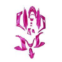 HONDA Honda Pcx 2021 - 2024 Uyumlu Komple Kaporta Seti Florasan Pembe