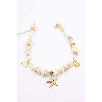 Doğal Taş Halhal - Altın