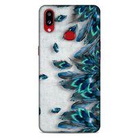 Samsung Galaxy A10s Kılıf Desenli Özel Seri Tüyler (41) Tank Kılıf