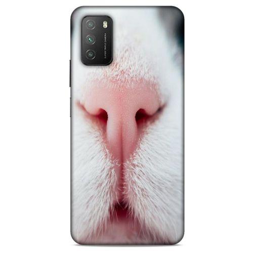 Lopard Xiaomi Poco M3 Uyumlu Kılıf Kediler (20) Koruyucu Kılıf Şirin Burun