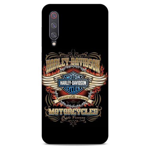 Xiaomi Mi 9 Uyumlu Kılıf Motorsiklet (6) Silikon Kılıf Harley Davidson