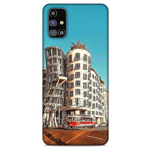 Samsung Galaxy M31s Kılıf Dünya Mimarisi (35) Fit Design Kılıf The Dancing House Çekya