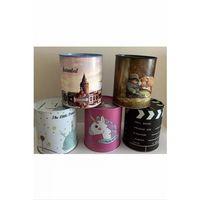 Metal Kumbara Resimli Tekli 13x14 Cm 1 Adet Royaleks-6009