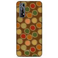 Huawei P Smart 2021 Kılıf Pastel Renkler (43) Thin Fit Kılıf Kahve Yeşil