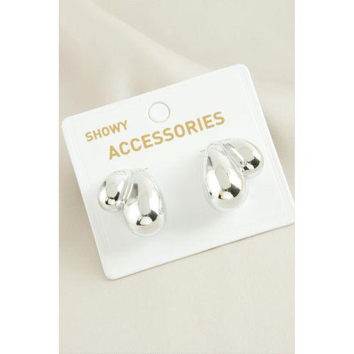 Bombeli Su Damlası Küpe