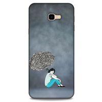 Samsung Galaxy J4 Plus Kılıf Depresyon (5) Koruma Kabı Fuşya