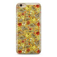Apple iPhone 6 6s Kılıf Peynirli Makarna Arka Kapak Koruma Desenli Full Koruyucu