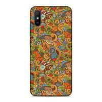 Xiaomi Redmi 9a Kılıf Doodle Piknik Seti Arka Kapak Silikon Koruma Full Koruyucu