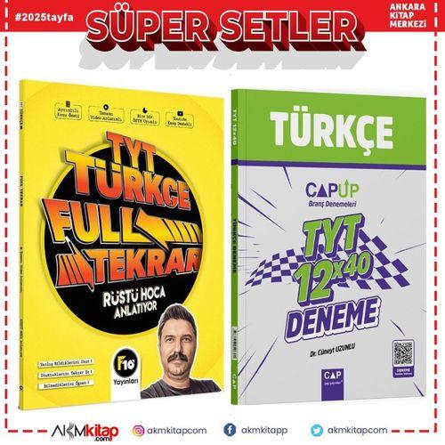 F10 TYT Türkçe Full Tekrar Kampı ve Çap Türkçe Deneme Seti 2 Kitap