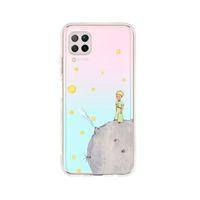 Huawei P40 Lite Küçük Prens Desenli Premium Şeffaf Silikon Kılıf