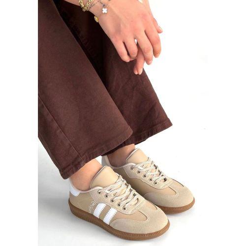 Zerti Bej Cilt Bağcıklı Spor Ayakkabı